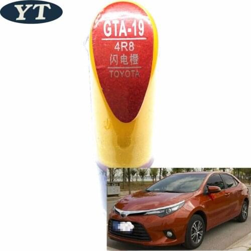Car scratch repair pen, auto paint pen ORANGE color for Toyota Vios Corolla Reiz vois highlander Crown RAV4 Camry Yaris