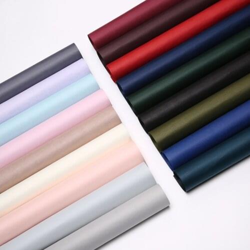 Flower Packaging Paper Macaron Color Packaging Material Kraft Paper Bouquet Florist Supplies Gift Wrapping Paper