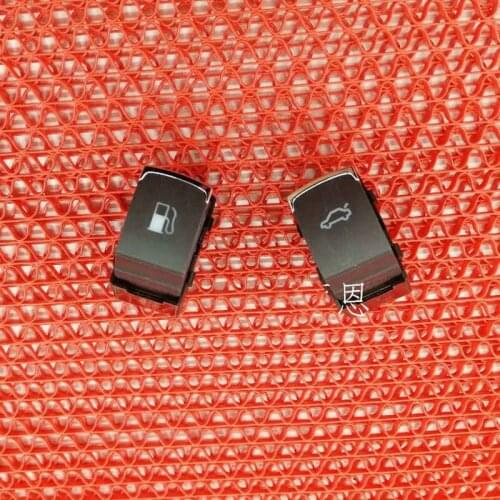 For Passat 2009-2011 Front left trunk switch Fuel tank cap switch Chrome plated switch