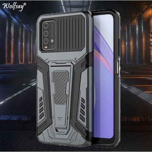 For Xiaomi Poco M3 Pro Case Silicone Protective Holder Funda Armor Bracket For Xiaomi Poco M3 Pro Cover Case Poco M3 Pro 5G