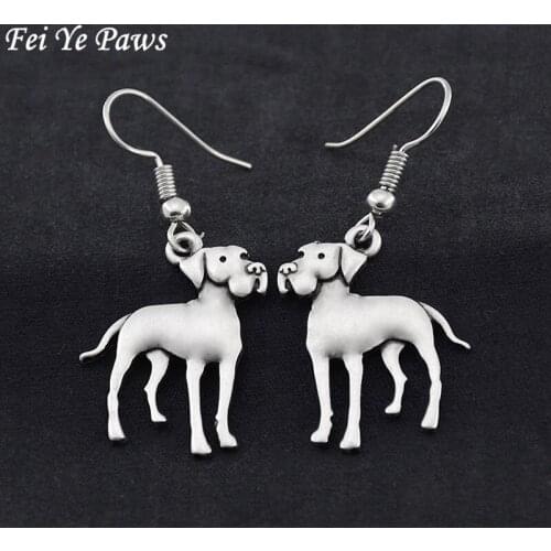 Dropshipping Great Dane Dog Puppies Drop Earrings Brincos Bijoux Femme Long Earrings For Women Earings fashion Jewelry 2017 Gift