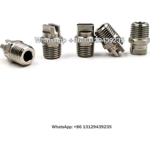 Hvv Stainless Steel Fan Spray Nozzle Dust Removal Nozzle,H1/4VV Veejet Flat Fan Jet Spray Nozzle for Spraying Systems