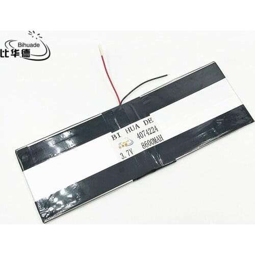 Li-Po 3.7V,8600mAH,[4074224] PLIB (polymer lithium ion battery ) Li-ion battery for tablet pc POWER BANK,pipo,cube,cell phone