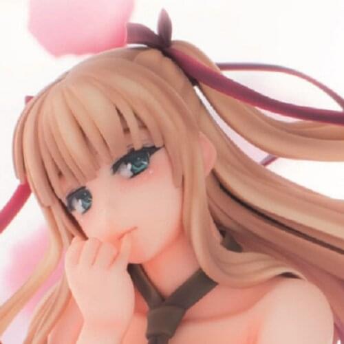 12CM Anime Action Figure Fuzzy Lips My Student Cyanosis White Shirt Kneeling Ver Model Decoration PVC toy Kids Gift Doll