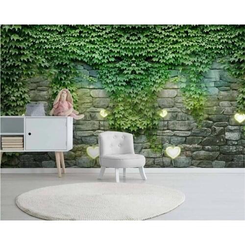 Custom wallpaper mural 3D colorful brick background wall Nordic abstract stone pattern retro characteristic cafe wall cloth wall