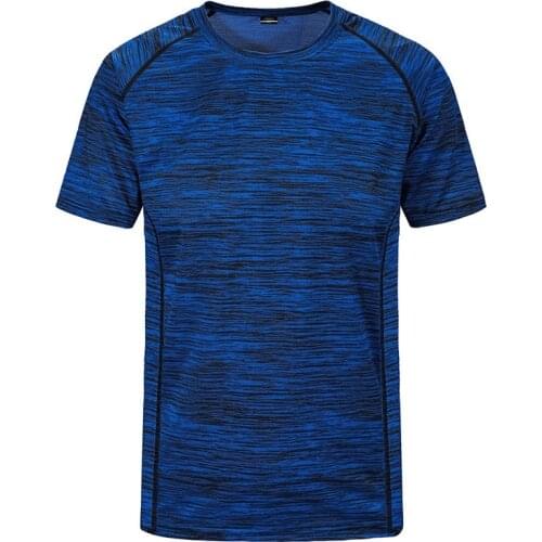 New Quick Dry Mans Casual T-Shirt Gyms Fitness Top T Shirt Mens Sportswear Male Fashion Clothes Plus Asia Size L-8XL