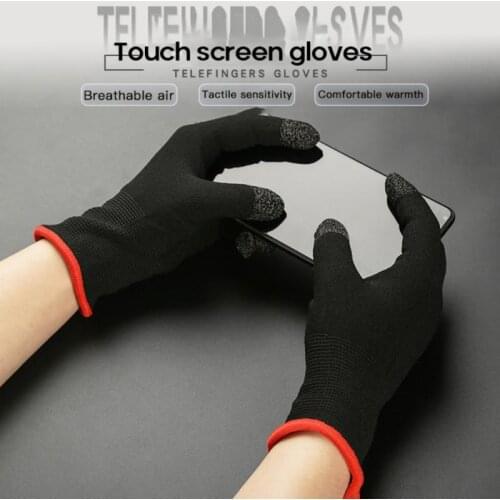Sweat Proof Gaming Gloves Warm Touch Screen Fitness Full Finger Gloves For Men Women Knitted Gloves Running Glove