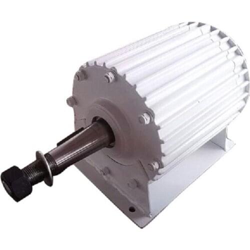 PMG rare earth material 2kw 48v/96v AC output permanent magnet generator brush less gifting rectifier hydro power generator