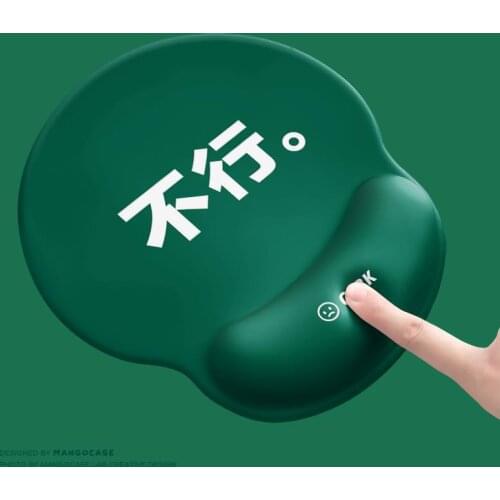 No text mouse pad wristband female models silicone cushion 3D chest gaming cute ins wind trumpet