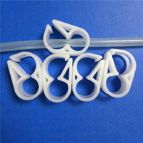 Multicolor Medical 5-8mm OD Silicone tube flow controller Siphon Shut Off Hose Clamp Control Valve holder