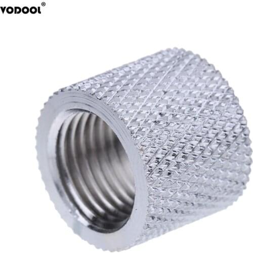 Silver G1/4 Inner Thread Water Tube Connector Adapter 17mm Diameter 15mm Length Tube Adapter for PC Water Cooling Cooler System