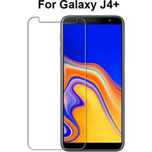 Tempered Glass For Samsung Galaxy J4 Plus Screen Protector Film Glass For Galaxy J4 J 4 Plus J4+ Tough Protection Glass Cover