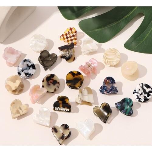 Acetate Hair Claws Barrette Clamp Ponytail Crab Hair Hairpin Hair Clips Hair Accessories For Women Girls