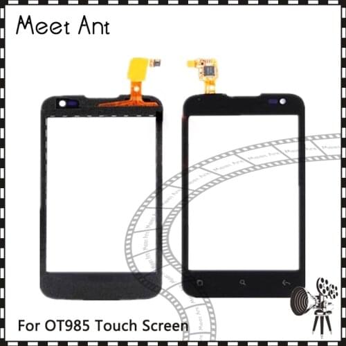 Replacement 3.5" For Alcatel One Touch OT-985 OT985 OT985D OT 985 Touch Screen Digitizer Sensor Outer Glass Lens Panel