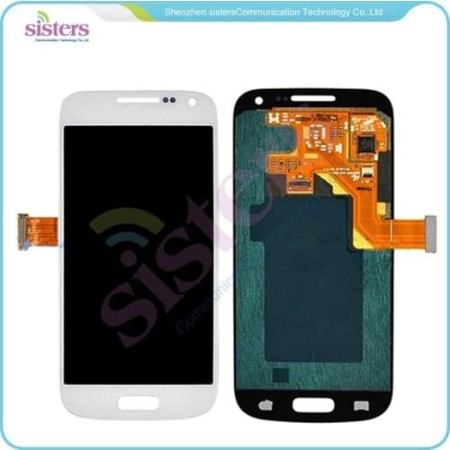 10Pcs wholesale Grey/White LCD Screen Display with Digitizer Assembly For Samsung Galaxy S4 Mini i9190 i9192 i9195 Free Shipping