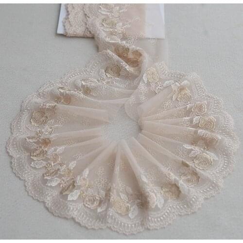 2Yards/Lot High Quality Lace Trim Handmade DIY Garment Needlework Sewing Fabric Clothing Accessories Curtain Material C108