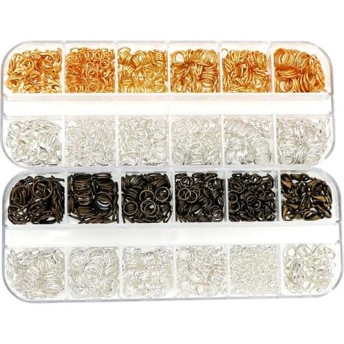 2 kind Jewelry Findings Tool Set, Open Jump Ring , Lobster Clasp Hooks Jewelry Accessories & Findings