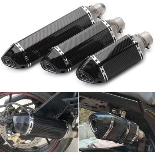 51mm Universal Accessories Motorcycle AK Exhaust pipe Modified Muffler Pipe For Yamaha XJ6 MT07 09 03 R6 R1 R3 Z900 800 Z1000