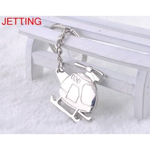 1 PC Metal Airplane Keychains helicopter Keychain Vintage Plane Keychain airplane fight Plane Key Ring
