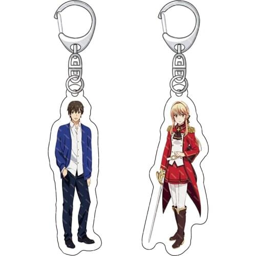 Anime How a Realist Hero Rebuilt the Kingdom Prop Keychains Liscia Aisha Juna Roroa Genjitsu Shugi Yuusha no Oukoku Keyring Gift