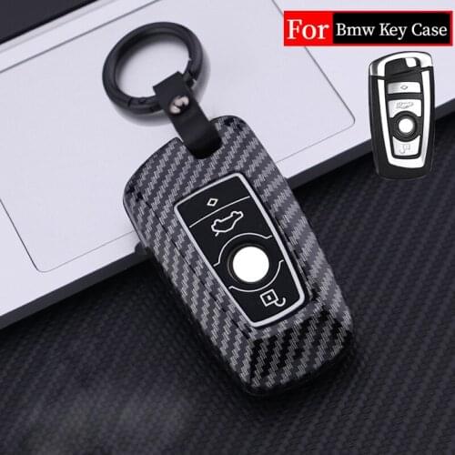 Carbon ABS Car Key Case Cover for Bmw F20 F30 G20 F34 F31 F10 G30 F11 X3 F25 X4 I3 M3 M4 1 5 3 Series Car-Styling Accessories