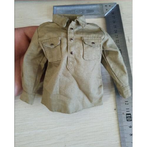 1/6 Scale World War II Soviet Army Shirt Model for 12" Action Figure Doll