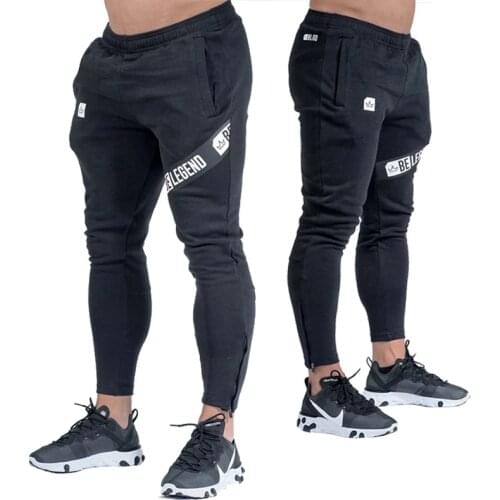 2021 Mens Sweatpants Joggers Running Jogging Pants Men pantalon sport homme Cotton Trackpants Gym Training Slim Fit Trousers