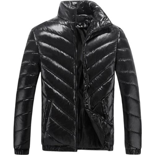 New arrival Men Parkas Jacket Autumn Winter Slim Thick Cotton Jacket Male Outerwear Zipper Warm Parkas 5XL