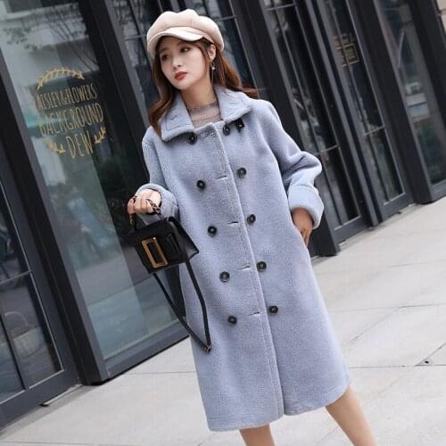 2021 Autumn Long Winter Coat Woman Faux Fur Coat Women Warm Ladies Fur Teddy Jacket Female Plush Soft Fluffy Fleece Jackets