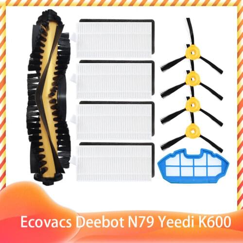 Main Roller Side Brush Hepa Air Filter Mop Cloth for Ecovacs Deebot N79 N79S Robot Vacuum Cleaner