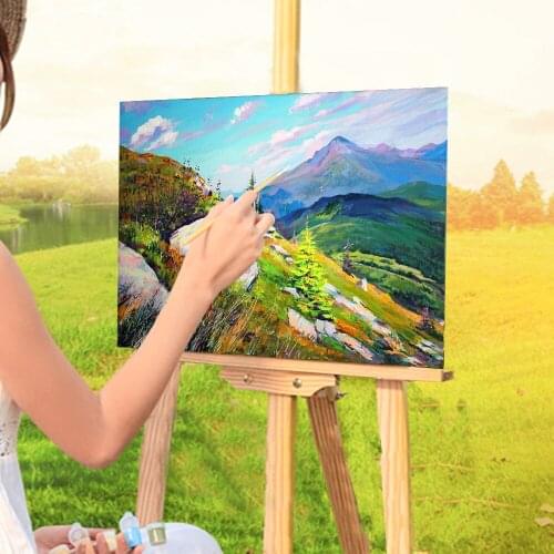 Landscape Mount Hoverla Painting By Numbers Package Oil Paints 50*70 Canvas Pictures Home Decoration Children Drawing