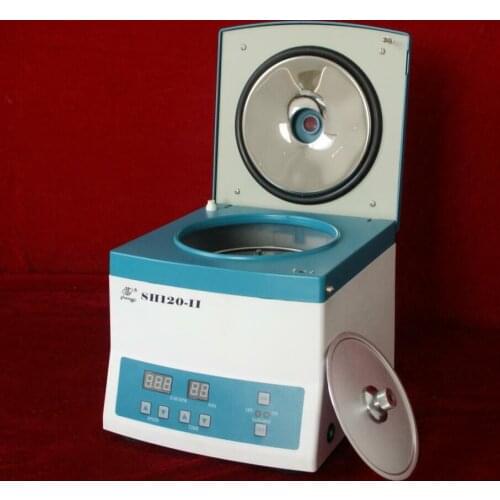 SH-120-II Microhematocrit 12000rpm High Speed Electric Medical Lab Centrifuge Lab use 1.5mm x 75 mm (24pcs capillary pipe) H