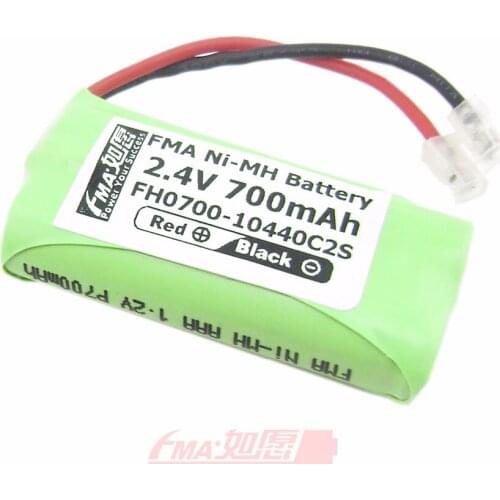 Ni-MH 2.4V 700mAh Cordless Phone Battery Replace for MBP421 87C BC102906 BB550 2SN-AAA40H-S-X2