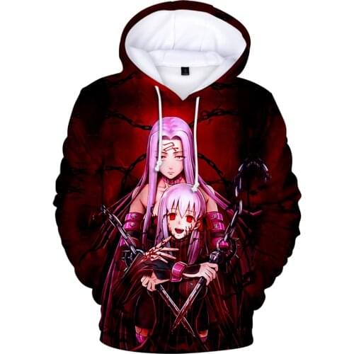 Personality Boy/girl Fate Stay Night Heavens Feel Iii.spring Song Hoodies Sweatshirt Women/men Casual Clothing Oversized