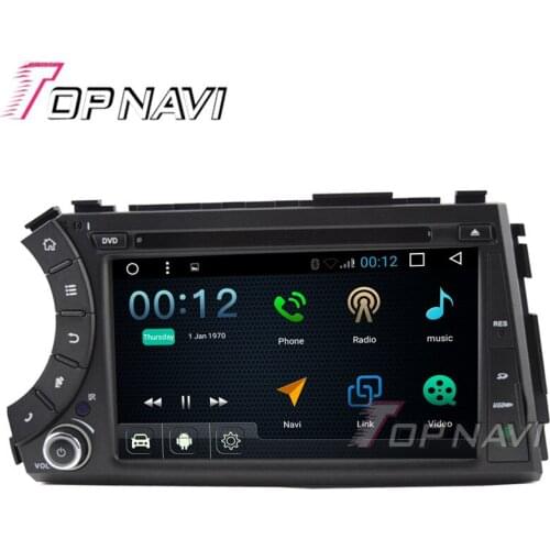 TOPNAVI Quad Core 16G Android 6.0 Car DVD multimedia Player for Ssangyong Kyron Autoradio GPS Navigation Audio Stereo