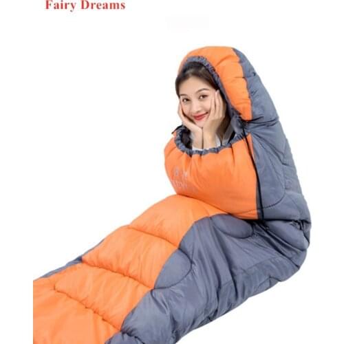 Camping Sleeping Bag Winter Autumn Spring Summer 4 Season Tourist Visa Cotton Tourist Bedroom Sofa Lover Lazy Bag