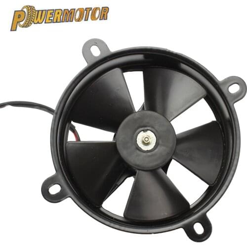 Motorcycle Universal Cooling Fan Radiator DC Cooler Power Fan Fit For 200-250cc Water-cooled Engine ATV Quad Go-kart Motocross