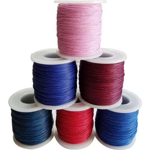 High quality Waterproof 100% Linen waxed thread 150m/roll twine cords macrame rope for sewing handmade accessory DIY