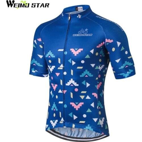 Weimostar 2018 pro Team Cycling Clothing Men Short Cycling Jersey Top Breathable mtb Bike Jersey Bicycle Clothes Ropa Ciclismo