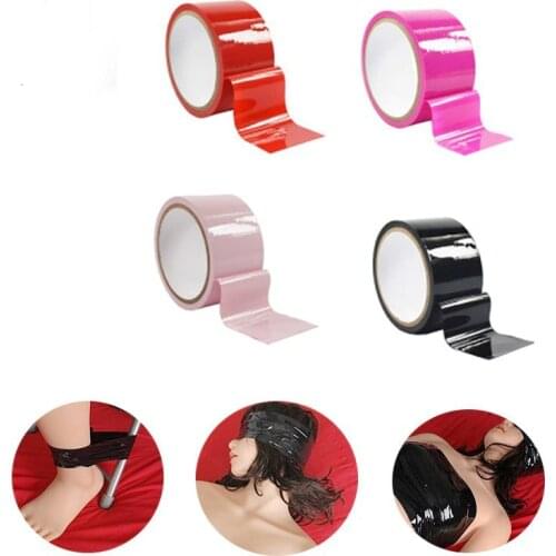 1pcs Static Bondage Inviscid Tape Restraints Adult Slave Game Erotic Sex Toy For Women Sm Bondage Flirting Toys Adult Sex Toy