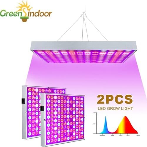 2pcs Phyto Lamp Full Spectrum LED Grow Light For Plant Red Blue UV IR White LED Grow Tent Lamp Fitolamp Professional Lighting