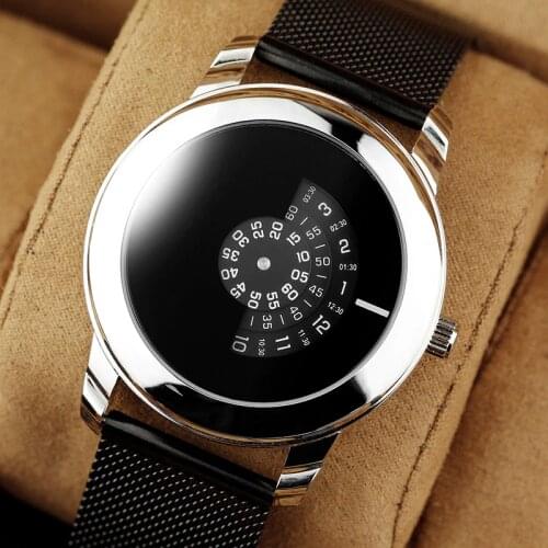 2020 Enmex creative style cool wristwatc silver digital hands with stainless steel strap fashion Stylish clock quartz watch