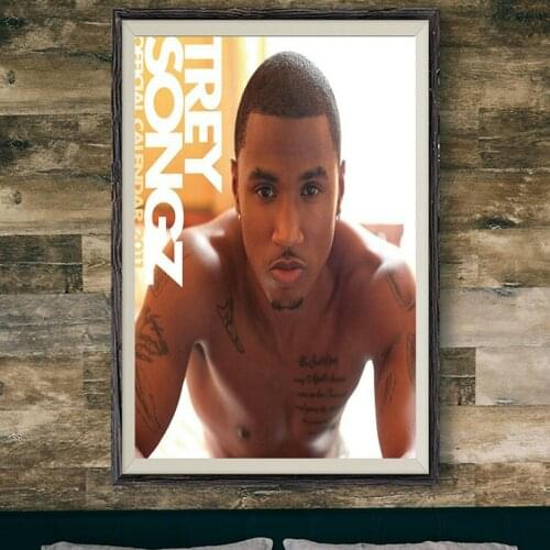 266 Trey Songz Music Star Wall Silk Cloth Poster Art Decoration Gift