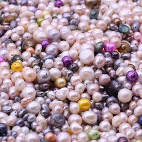 50g Natural Mix Colors Pearls Beads Irregural Freshwater Loose Beads Random Size For Making DIY Jewelry Necklace Bracelet