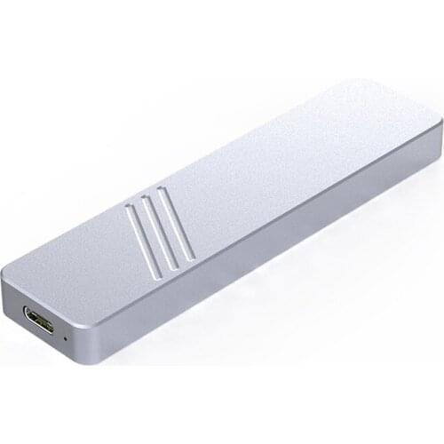 M.2 SSD Box NVME to USB3.1 TypeC Mobile SSD Case Tool-Free for 2230 2242 2260 2280 SSD