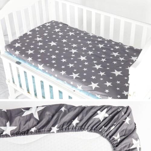 Baby Fitted Sheet For Newborns Cotton Soft Crib Bed Sheet For Children Mattress Cover Protector 130x70cm Newborn Bedding For Cot