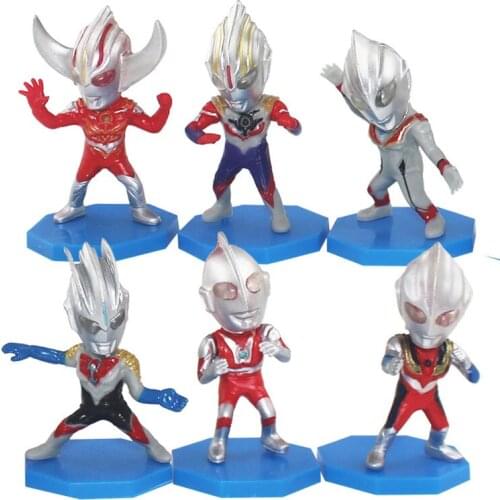 Aoteman Action Figures Cartoon Anime Figure Model Doll Cake Decoration Ornaments Girls Boy Present Toys for Children