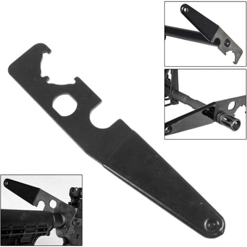 AR15 Combo Wrench Castle Nut Wrench Barrel Nut Wrench Buttstock Tube Tool Handguard High Hardness With Rubber Handle