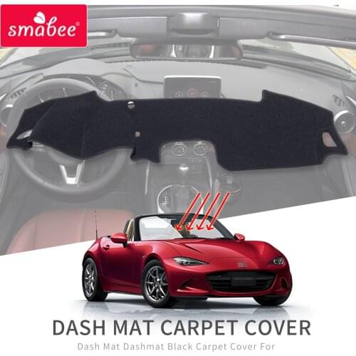Smabee Car Dashboard Cover Pad for Mazda MX-5 2015-2020 MX5 Miata 4th RF Roadster Anti-Slip Dash Mat Dashmat Accessories Carpet