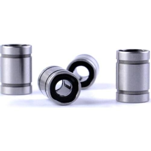 Free Shipping 2pcs Linear Bearings for DIY Model LM3UU4UU5UU bearings spare parts inner diameter 3mm/4mm/5mm